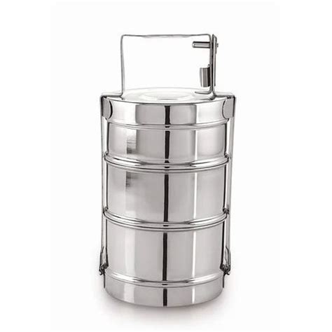 steel tiffin box with partition|steel tiffin box 3 container.